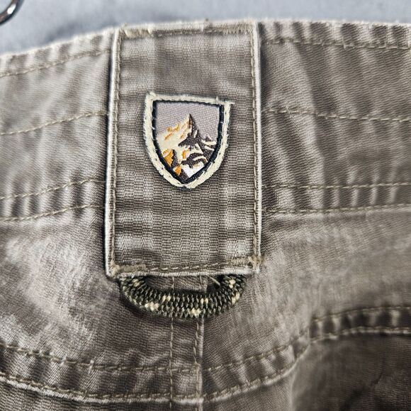 KUHL REBEL 36X32 Coated Cotton Cargo Double Knee Pants Rugged Hunting - Picture 5 of 12